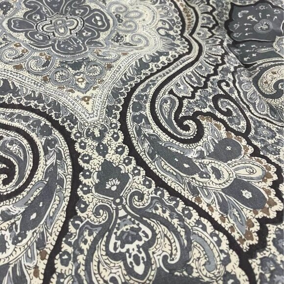 Pottery Barn F/Q ANTON Paisley COMFORTER With 2 Matching Standard Shams - Picture 4 of 5